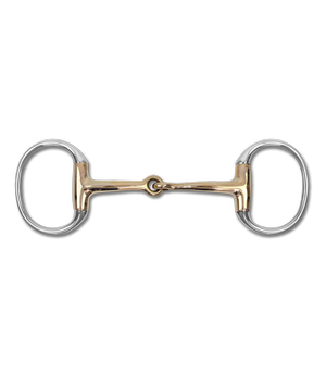 Wędzidło oliwkowe Waldhausen Solid Curpis -  pojedynczo łamane