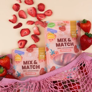 Liofilizowane przysmaki warzywne Perro - Truskawka