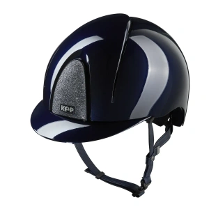 Kask jeździecki KEP Italia Smart Nova Polish Blue Star Silver