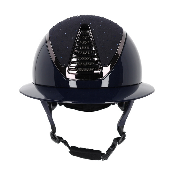 Kask jeździecki z szerokim daszkiem QHP Memphis Polo