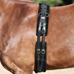 Pas do lonżowania podszyty futrem Kavalkade