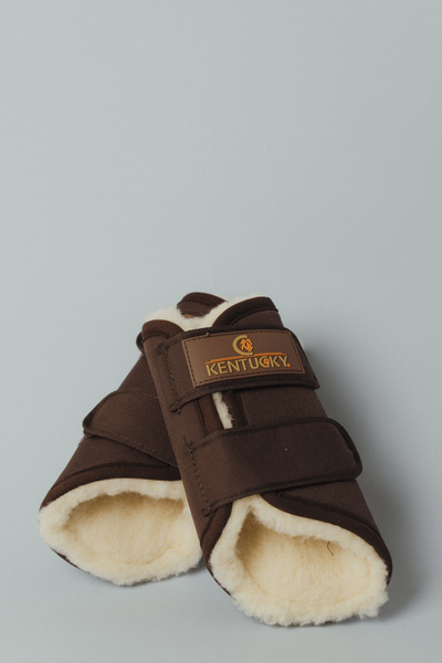 Ochraniacze treningowe z futrem na tylne nogi Kentucky Horsewear Turnout Boots Solimbra