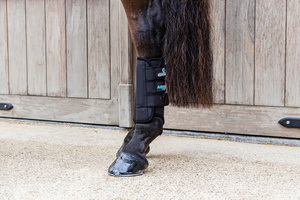 Ochraniacze crossowe z futrem Kentucky Horsewear Eventing Boots 3D Air Flow Skin Friendly - tylne
