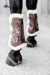 Ochraniacze przednie z futrem Kentucky Horsewear Bamboo Elastic
