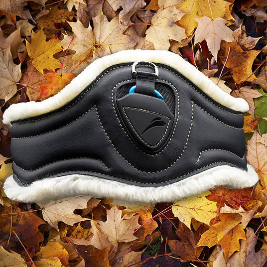 Popręg skokowy z futrem eQuick ES Jumping Girth Fluffy