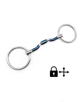 Wędzidło zwykłe FAGER Nils Sweet Iron - podwójnie łamane