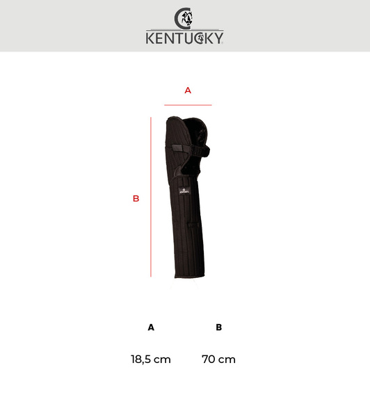 Podkładki pod owijki z ochroną stawu skokowego Kentucky Horsewear Transport Stable Bandage Pad with Hock Protection