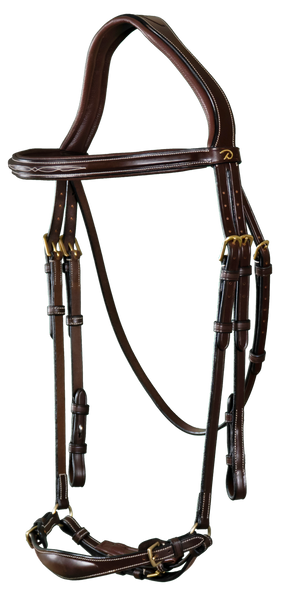 Ogłowie z nachrapnikiem hanowerskim Dy'on D Collection DYAAAE