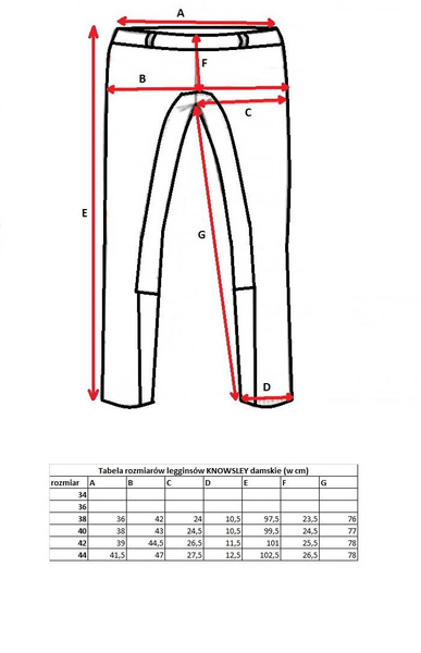 Legginsy zimowe z pełnym lejem silikonowym START Knowsley Winter