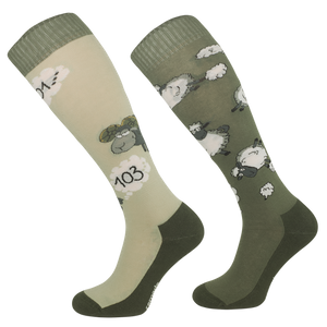 Podkolanówki jeździeckie Comodo Funny Design - Owce