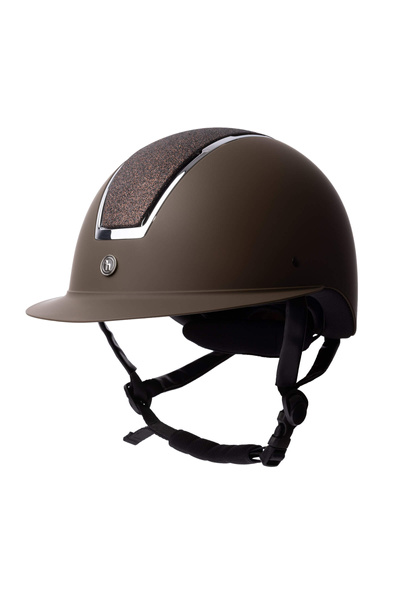Kask z szerokim daszkiem Horze Monarch Metallic Glitter II