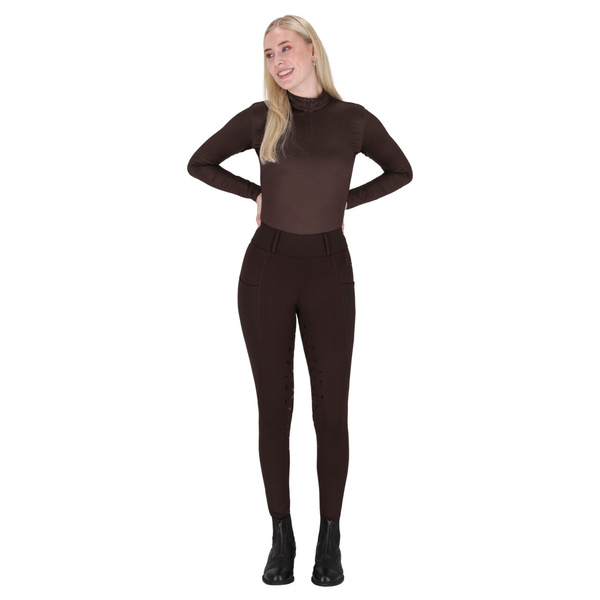 Legginsy zimowe z pełnym lejem silikonowym QHP Avenna