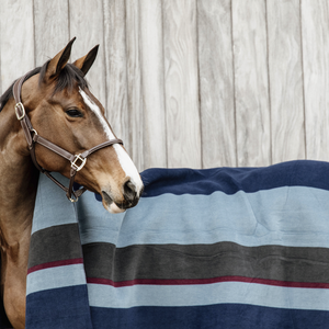 Derka polarowa Kentucky Horsewear Heavy Fleece Rug Square Stripes