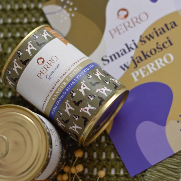 Karma mokra Perro Gourmet - Kangur z dynią
