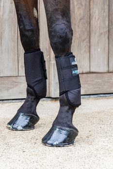 Ochraniacze crossowe z futrem Kentucky Horsewear Eventing Boots 3D Air Flow Skin Friendly - przody