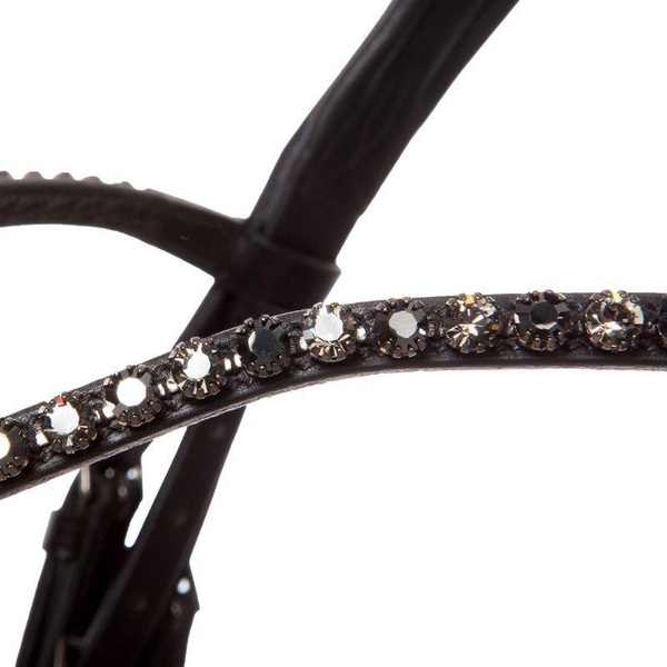 Ogłowie z nachrapnikiem szwedzkim Kavalkade Grey