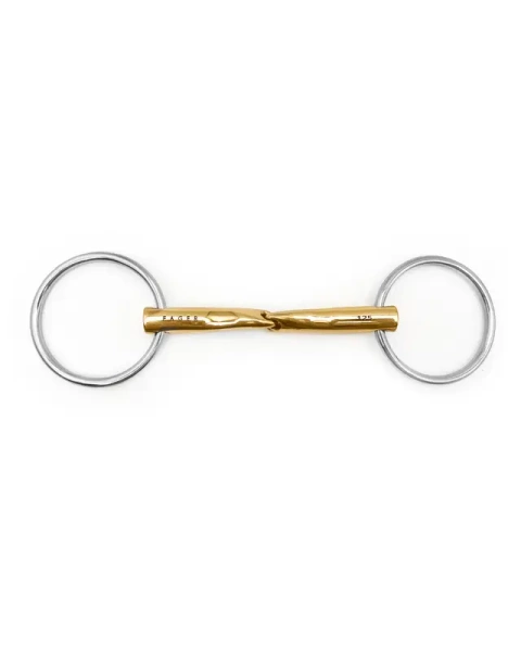 Wędzidło zwykłe FAGER Carter Sweet Gold - pojedynczo łamane