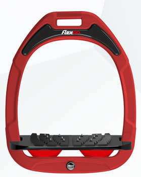 Strzemiona FLEX-ON Green COMPOSITE Ultra Grip - czerwone