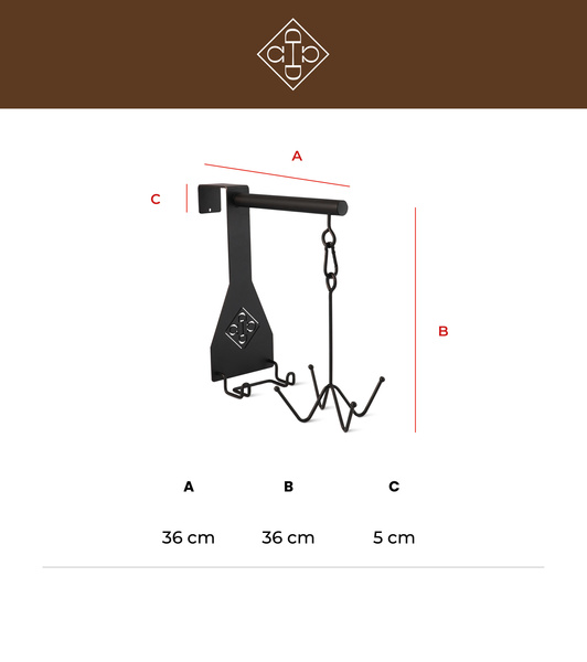 Wieszak z kotwicą Grooming Deluxe