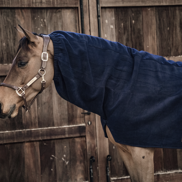 Kaptur osuszający dla konia Kentucky Horsewear Heavy Fleece Horse Scarf