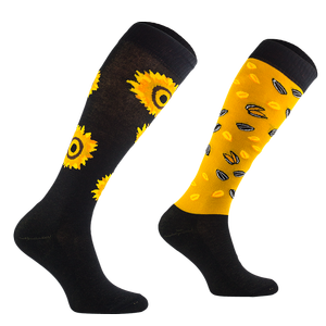 Podkolanówki jeździeckie Comodo Funny Design - Słoneczniki