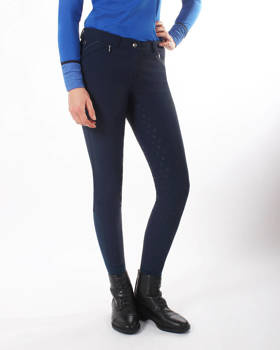 Bryczesy damskie z pełnym lejem silikonowym QHP Scottie - zimowe