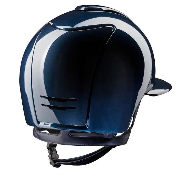 Kask jeździecki z szerokim daszkiem KEP Italia Cromo 2.0 Blue Shine