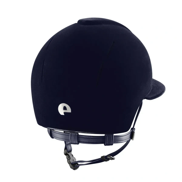 Kask jeździecki z szerokim daszkiem KEP Italia Smart Nova Blue Velvet