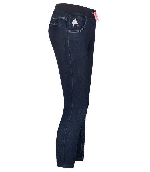 Legginsy dziecięce z pełnym lejem silikonowym ELT Lucky Lia Jeans