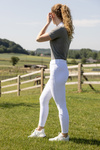 Damskie legginsy jeździeckie z pełnym lejem silikonowym Kentucky Ridingwear Riding Legging Classic