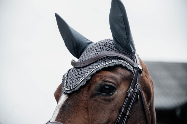 Nauszniki klasyczne Kentucky Horsewear Wellington Stone & Pearl
