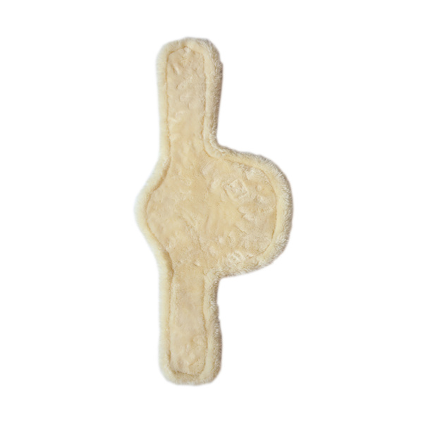 Popręg crossowy z fartuchem i futrem syntetycznym Kentucky Horsewear Sheepskin Short Stud Girth