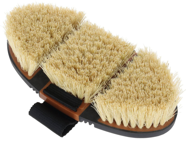 Szczotka do czyszczenia konia Covalliero Flex Natur Bristles
