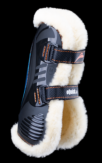 Ochraniacze przednie z futrem eQuick eShock Velcro Fluffy Front