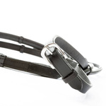 Wodze skórzano-gumowe ze stoperami Kavalkade - szerokość 16 mm