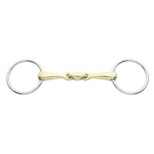 Wędzidło zwykłe Kavalkade KavalBits - podwójnie łamane, grubość 12 mm