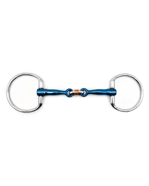 Wędzidło oliwkowe FAGER Oscar Titanium - podwójnie łamane