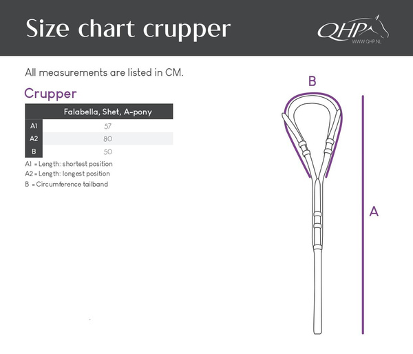 Podogonie skórzane QHP