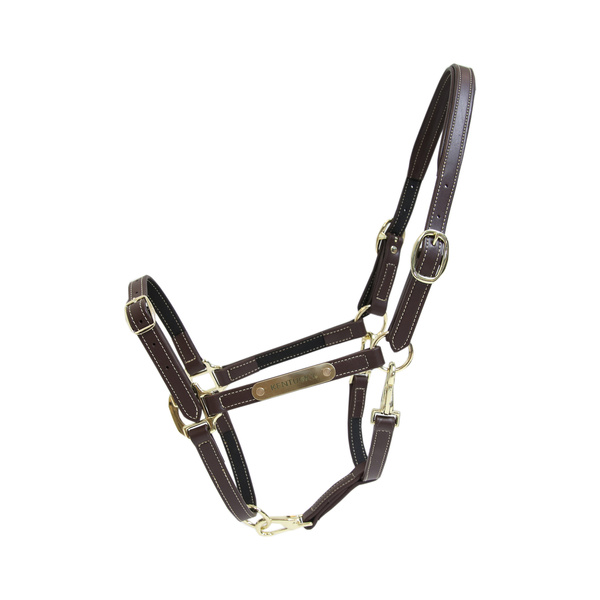 Kantar pielęgnacyjny ze skóry syntetycznej Kentucky Horsewear Leather Halter Flexible