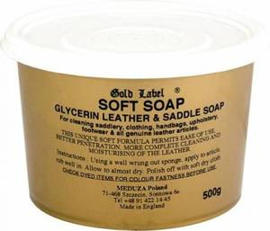 Mydło do skór Gold Label Saddle Soap 500 g