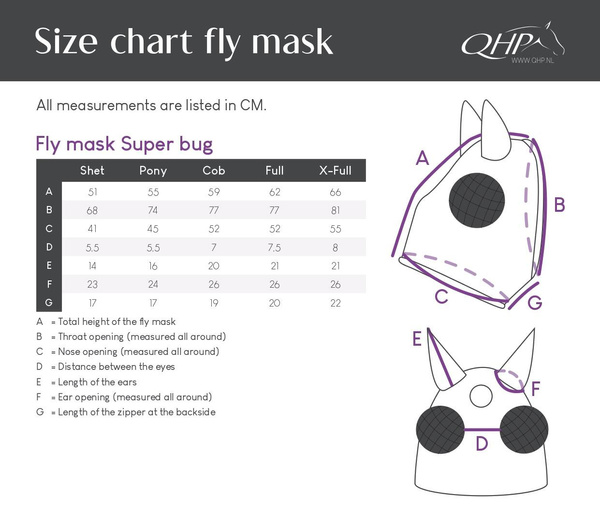Maska przeciw owadom QHP Super Bug Collection