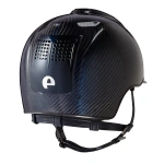 Kask jeździecki KEP Italia E-Light Carbon Polish Blue 3 Inserts Blue