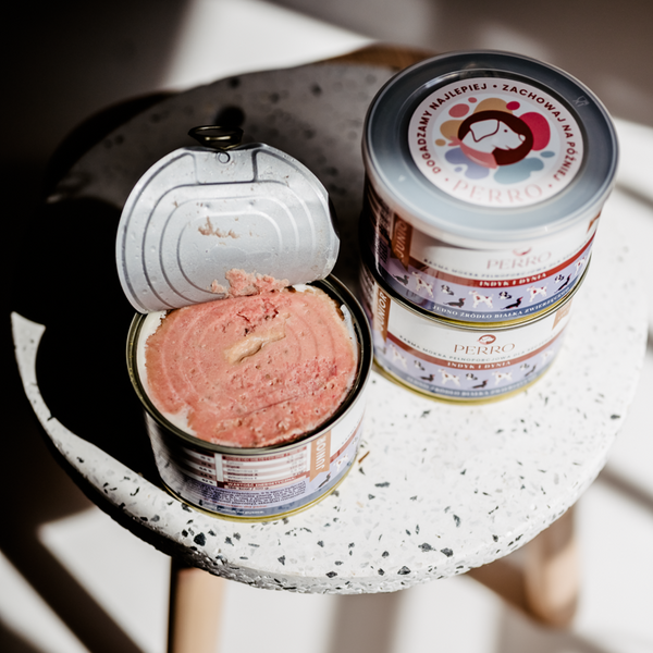 Karma mokra Perro JUNIOR - Indyk i dynia