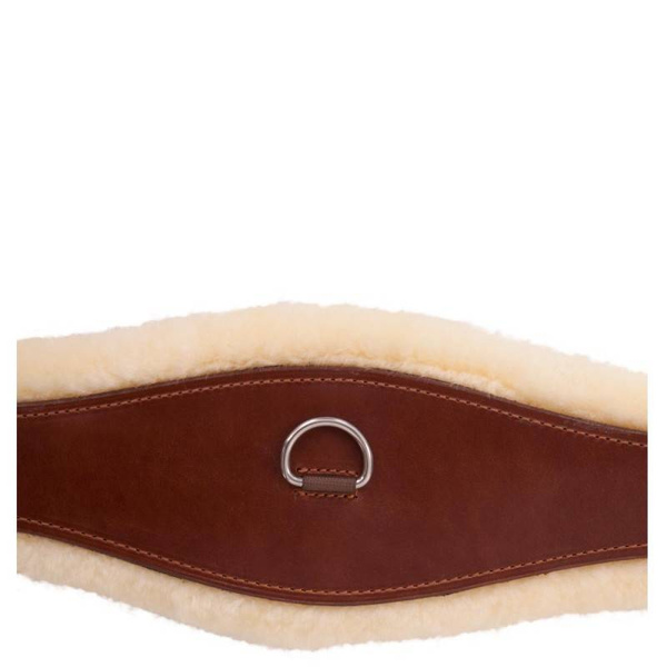 Popręg anatomiczny z futrem BR Harlow