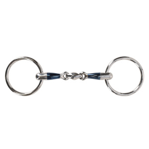 Wędzidło zwykłe QHP Sweet Iron - podwójnie łamane