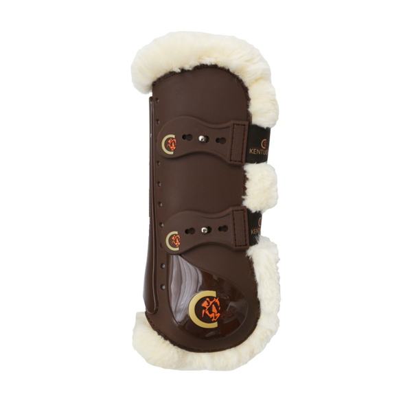 Ochraniacze przednie z futrem Kentucky Horsewear Sheepskin Elastic