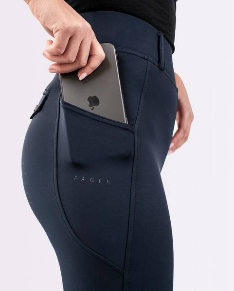 Legginsy z pełnym lejem silikonowym Fager Loui Active