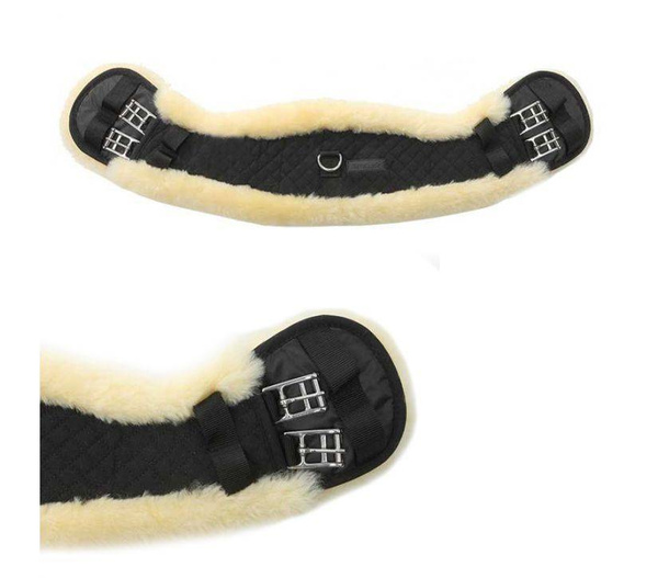 Popręg ujeżdżeniowy z futrem Kavalkade Moon