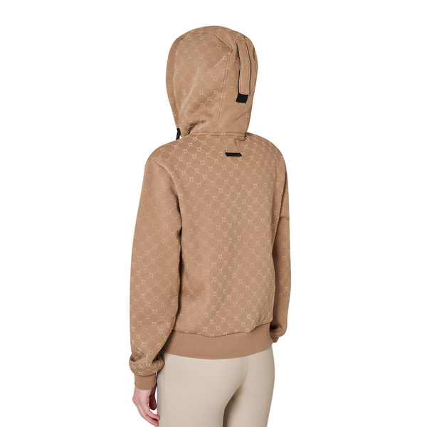 Bluza damska z kapturem Equestro Monogram