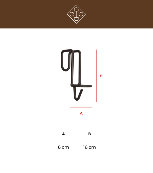 Przenośny wieszak na wiadro Kentucky Horsewear Bucket Portable Hook Matt